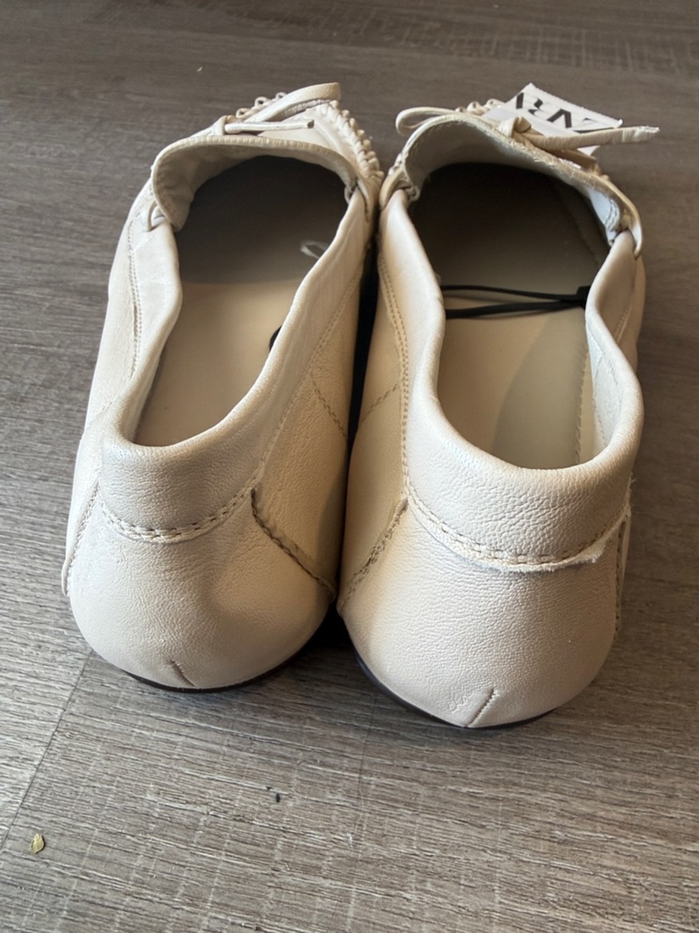 Zara Gathered Soft Leather Loafers (NWT) - Picture 6 of 15